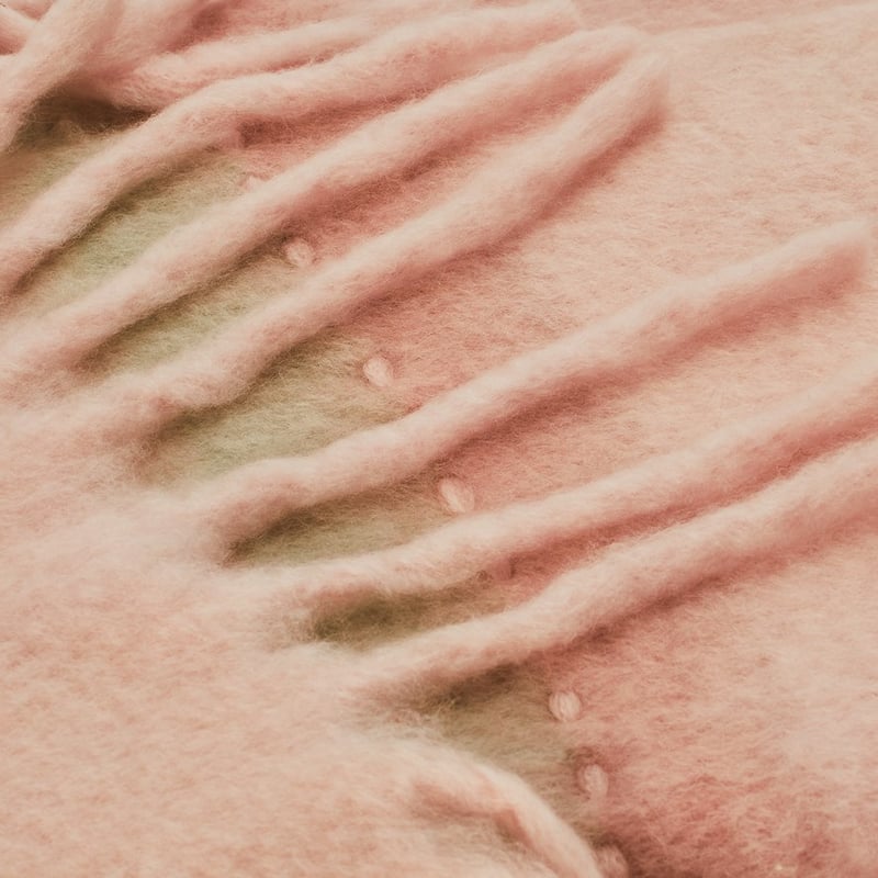 Pasadena Blush & Green Throw