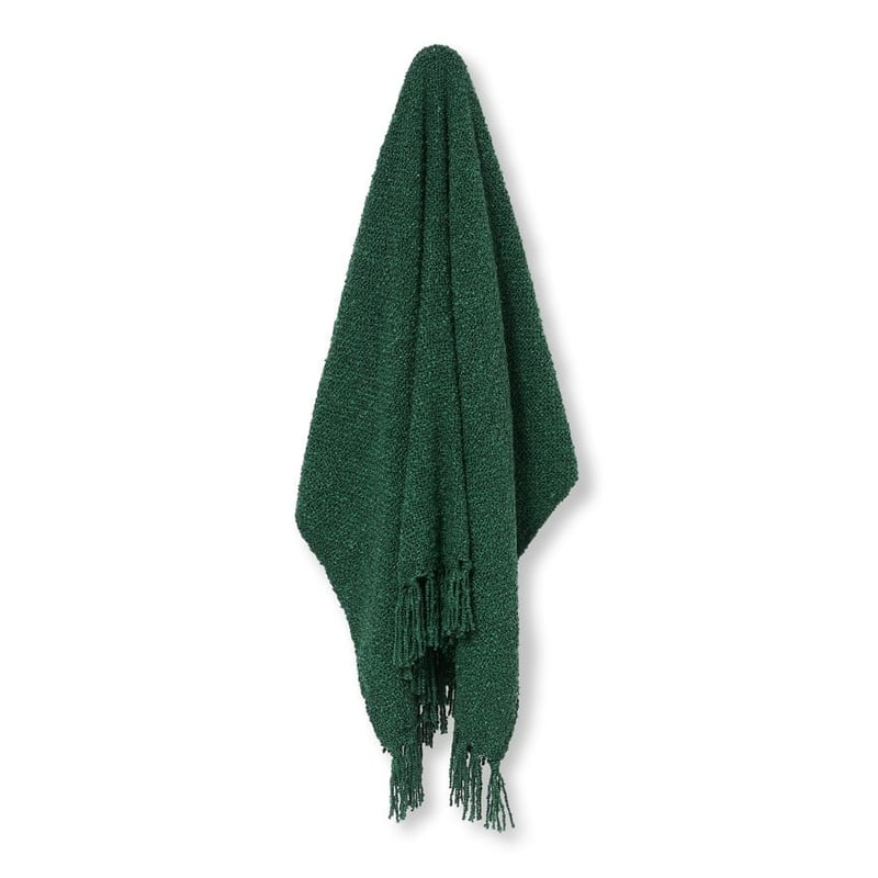 Otway Boucle Green Throw