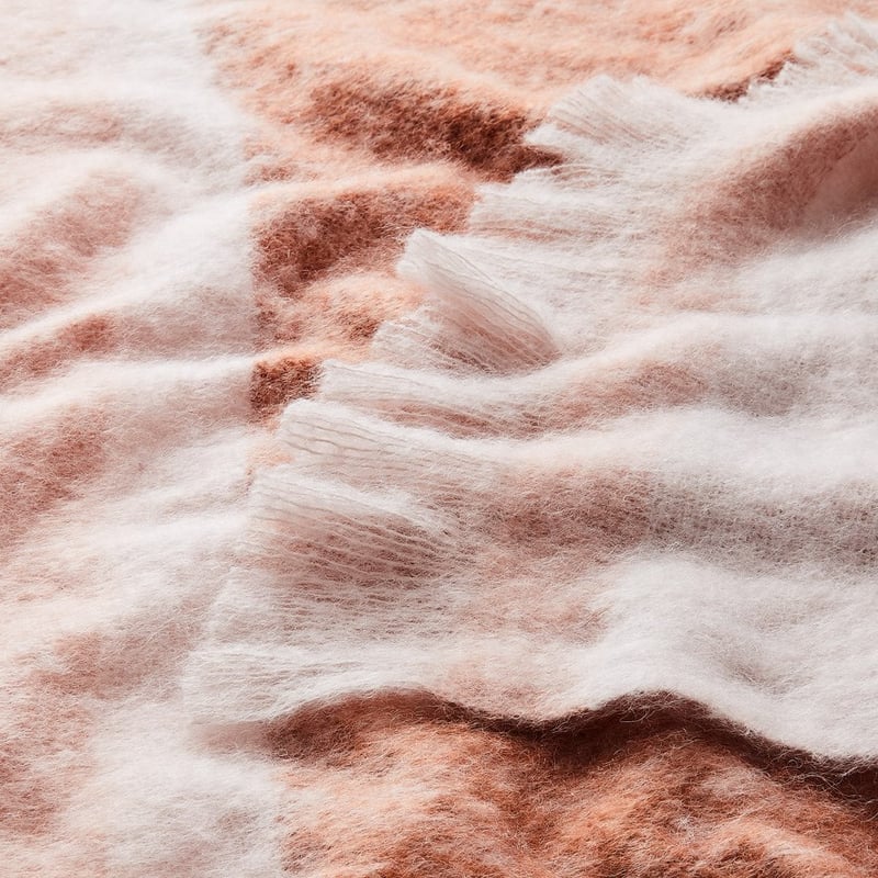 Mohair Autumn Sun Throw 