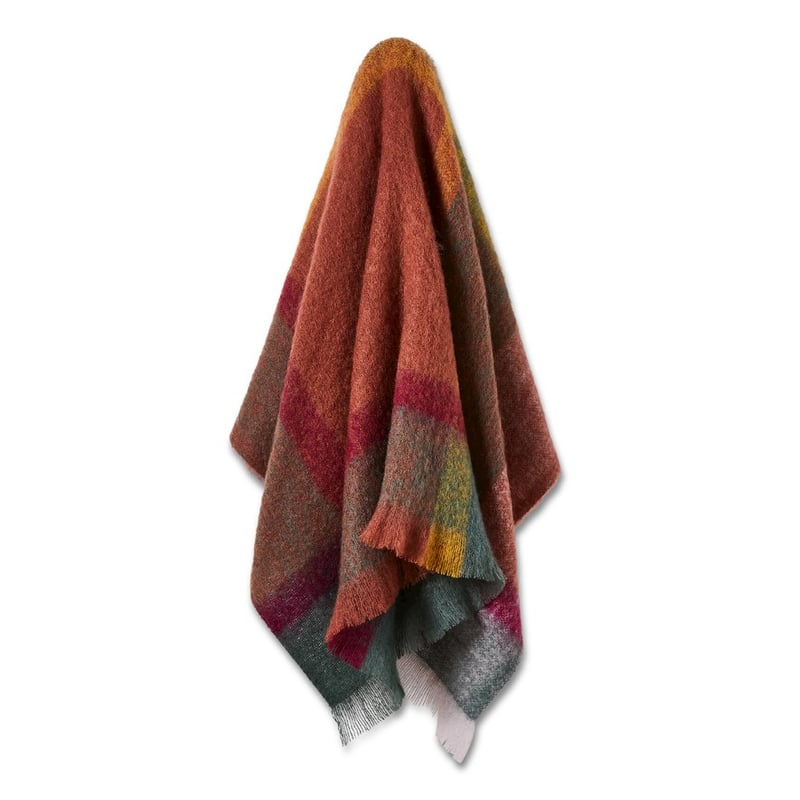 Mohair Winterberry Throw 