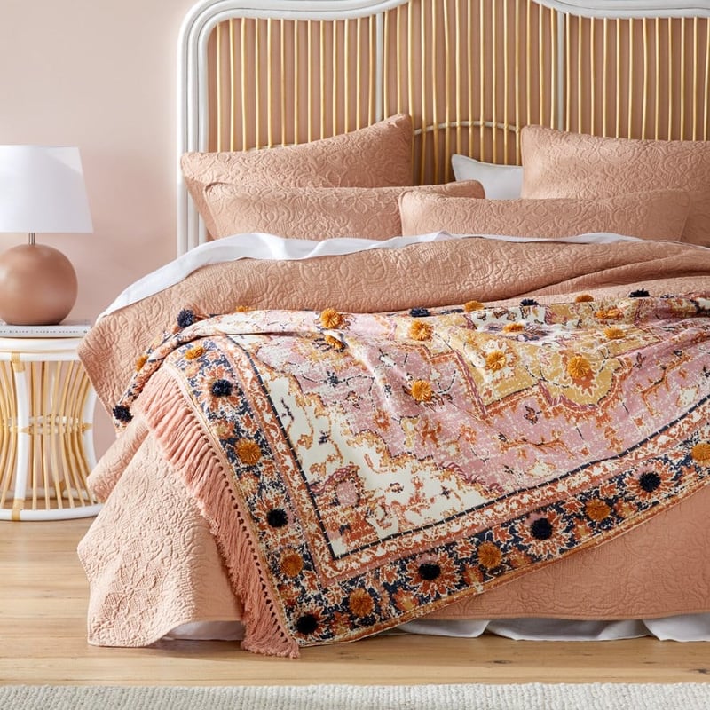 Joplin Earth and Navy Throw