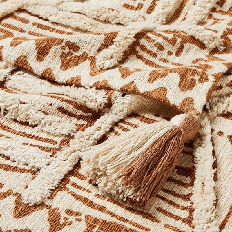 Imari Natural & Tobacco Throw  