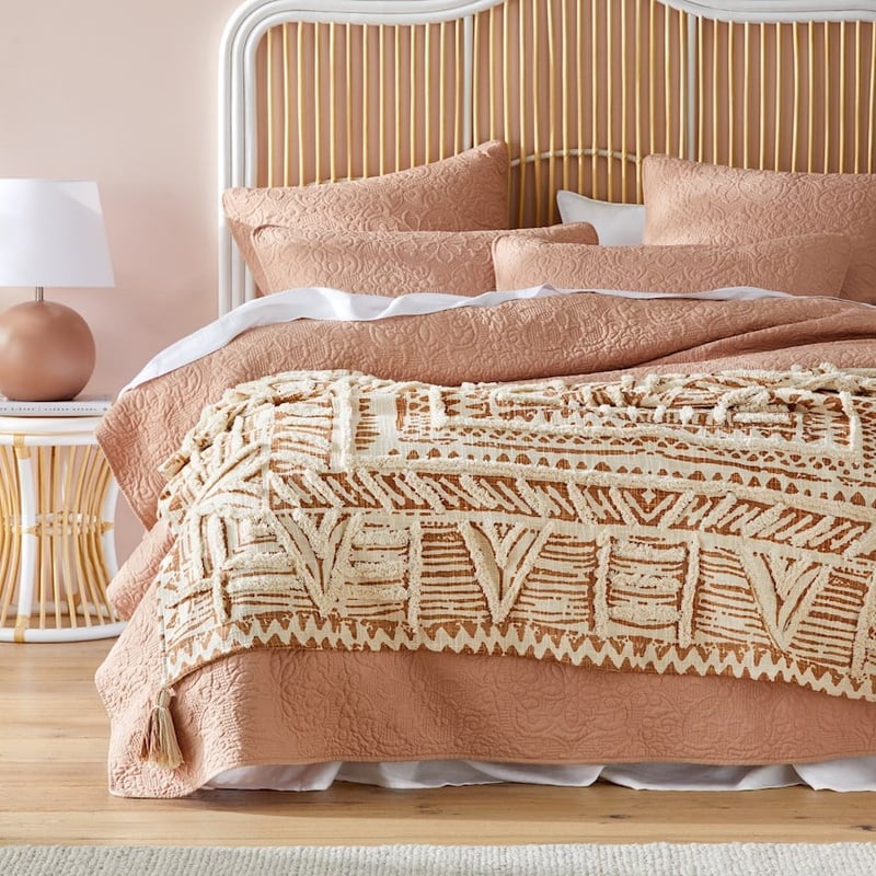 Imari Natural & Tobacco Throw  