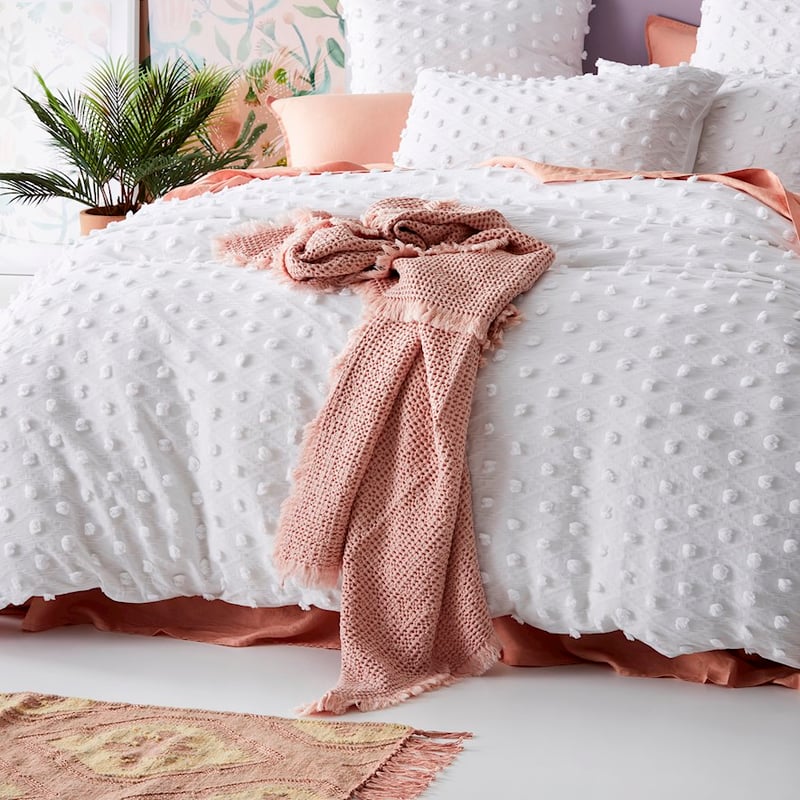 European Summerhill Pink Throw
