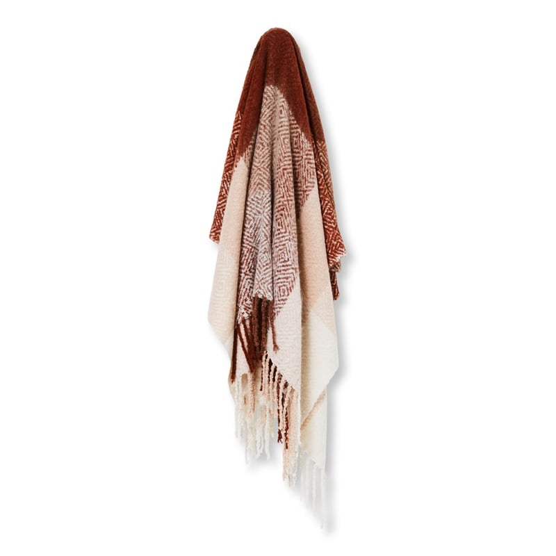 Cambridge Pink and Rust Throw 