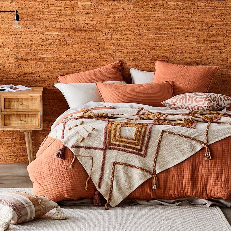 Kamali Pink and Mustard Throw