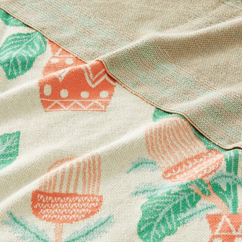 Togetherness Banksia Bouquet Knitted Throw