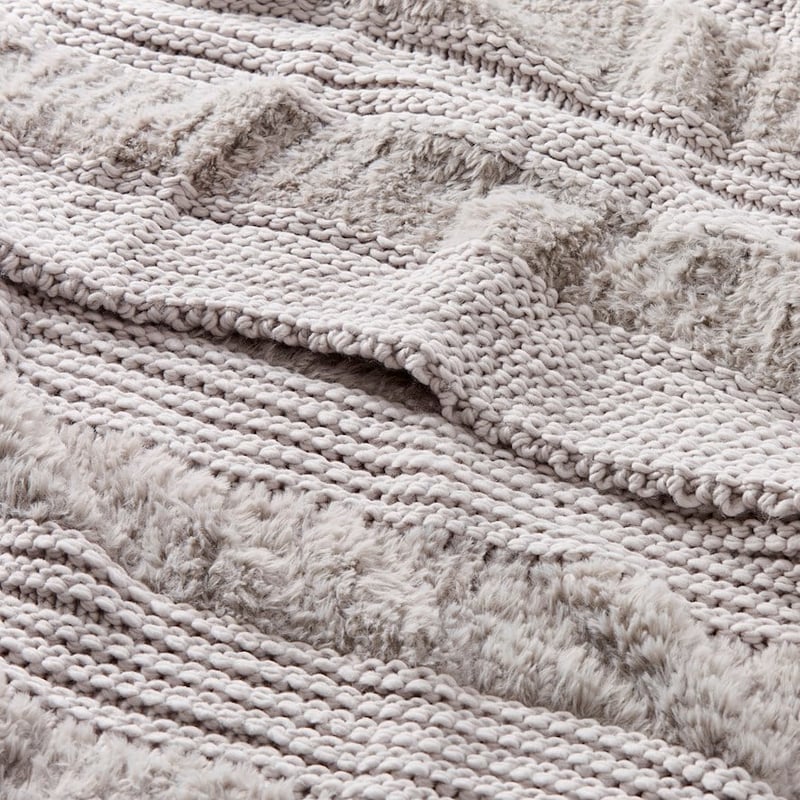 Kirby Grey Stripe Throw