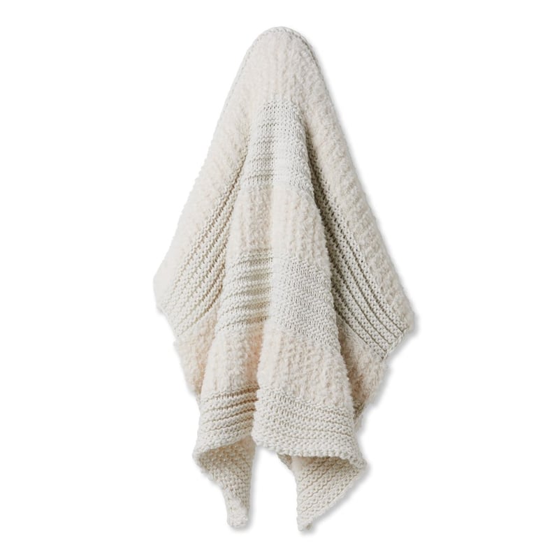 Kirby White Stripe Throw