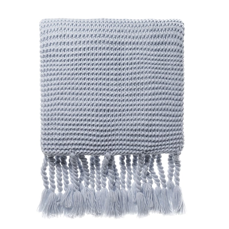 Ashton Pale Blue Throw