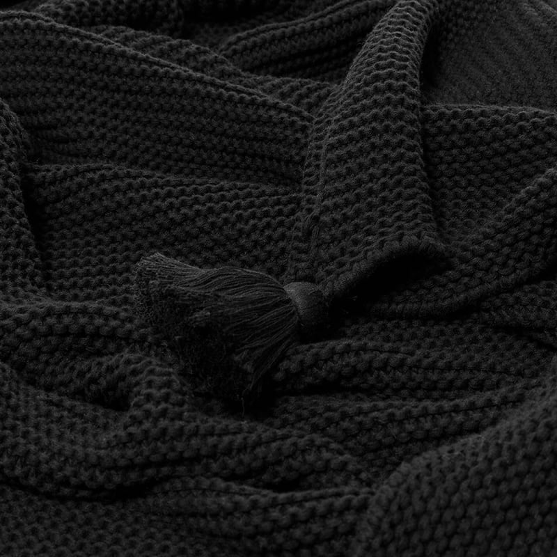 Casbah Black Throw