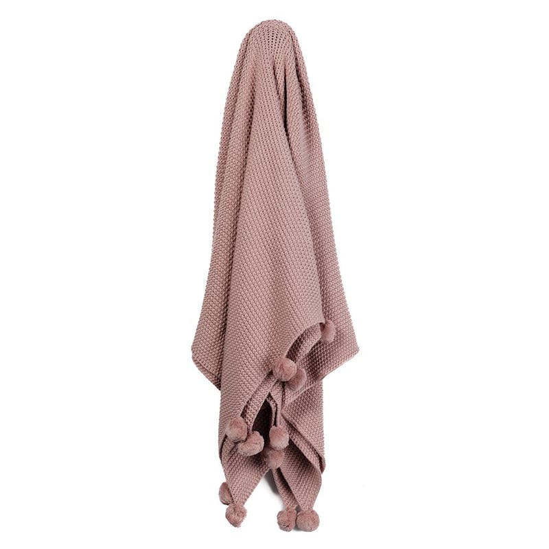 Pom Pom Throw Blush 