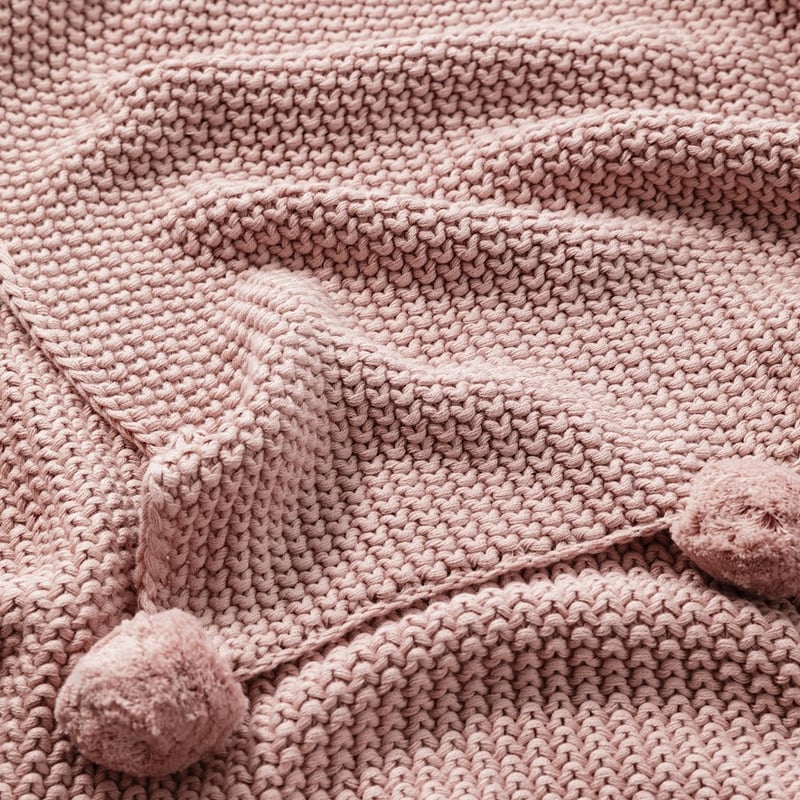 Pom Pom Throw Blush 