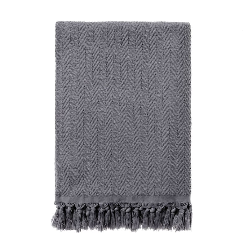 European Collection Cyprus Mid Grey Throw