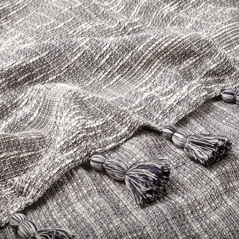 Indi Throw Navy Slub