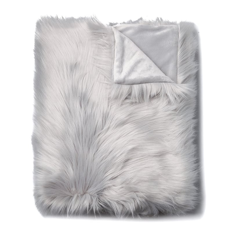 Alpine Fur Moonrock Throw 