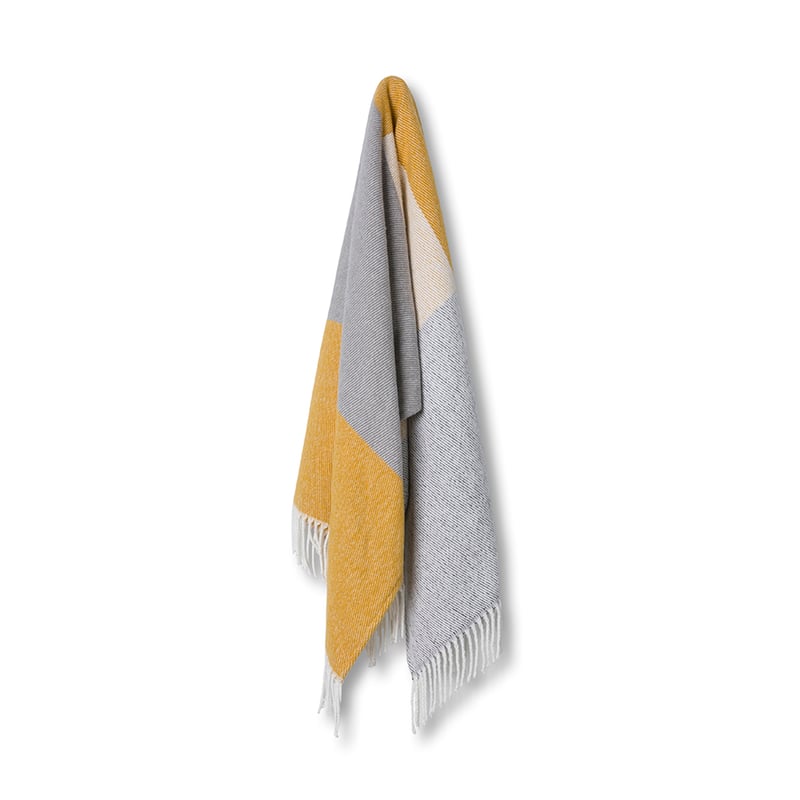 European Collection Toledo Throw Mustard 