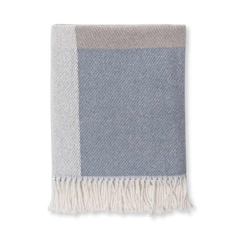 European Collection Toledo Throw Navy 