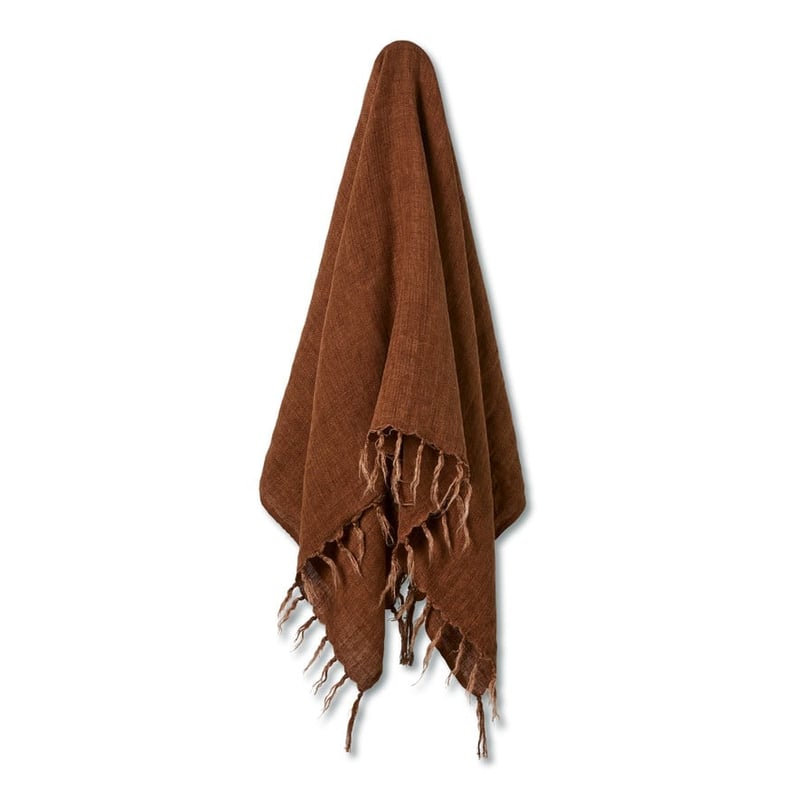 Malmo Linen Coffee Bean Throw  