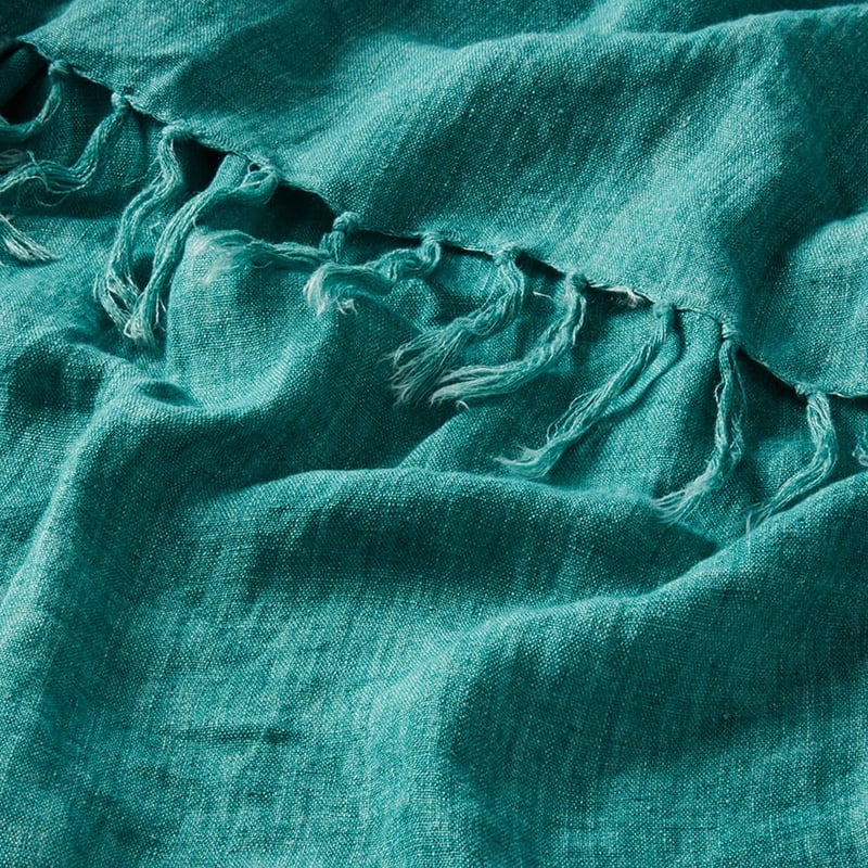Malmo Linen Throw Fern 