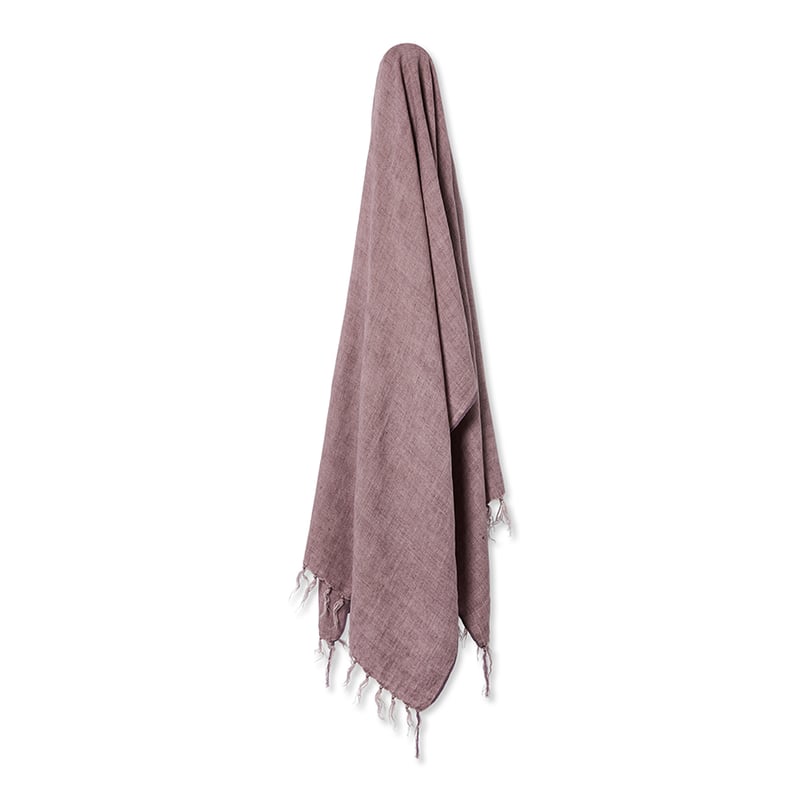 Malmo Linen Throw Lilac