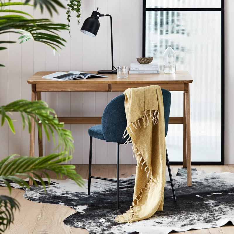 Malmo Linen Throw Honey 