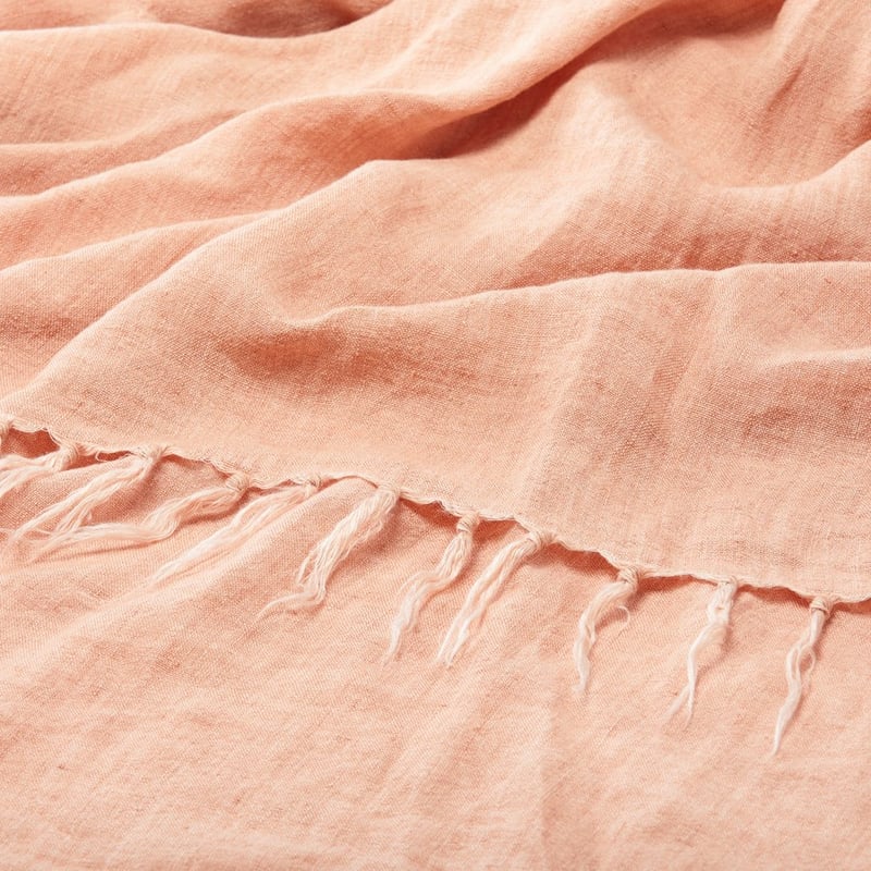Malmo Linen Throw 130x175cm Sand 