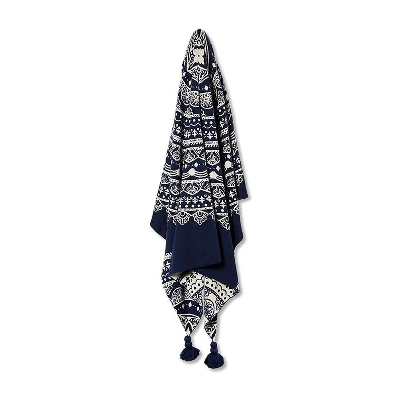 Mandala Throw Indigo 