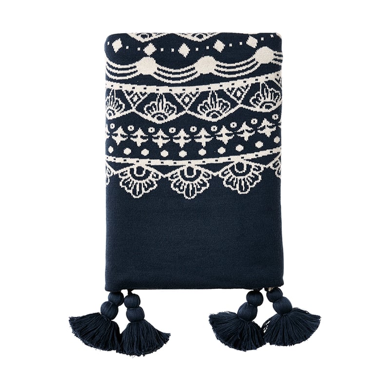 Mandala Throw Indigo 