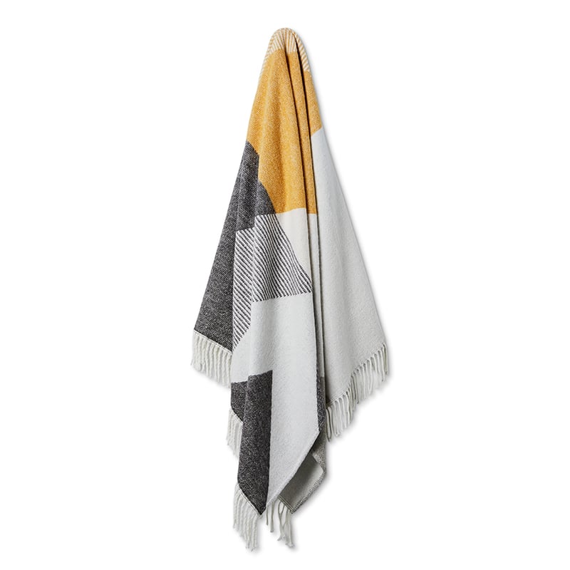 European Estoril Throw in Mustard 