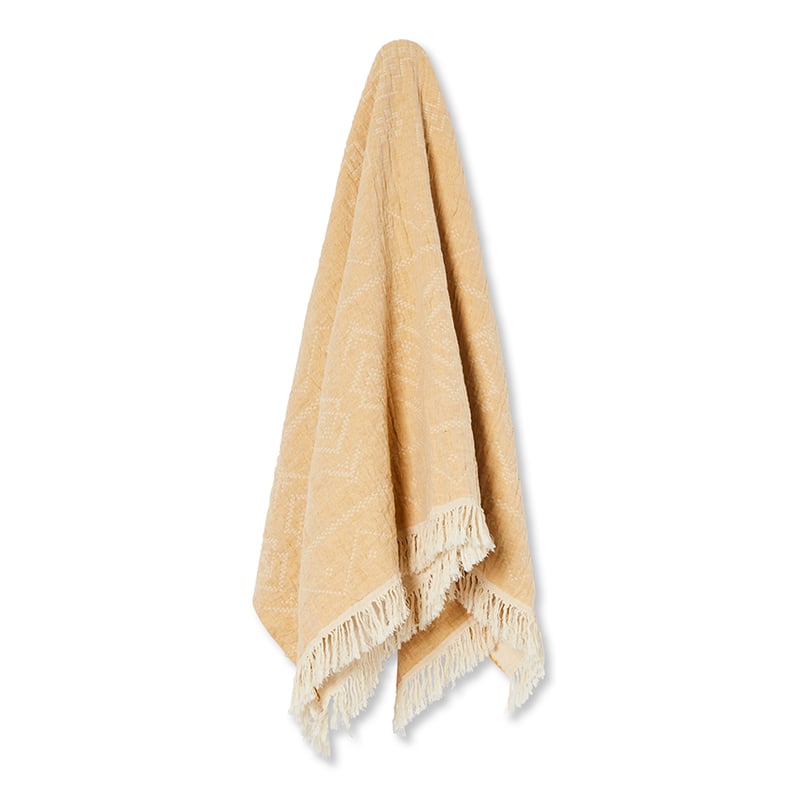 European Bandero Throw Mustard