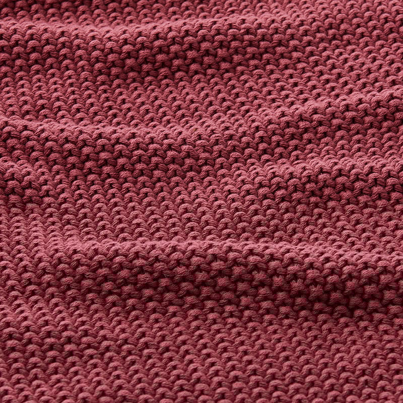 Montroe Knit Throw Rose Wood 