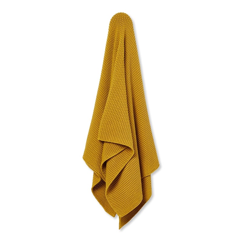 Montroe Knit Throw Safron