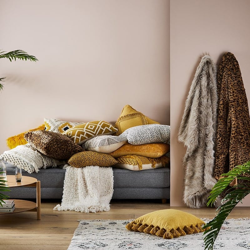 Montana Leopard Fur Throw