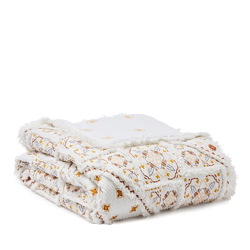 Moroccan Natural Tufted Blanket