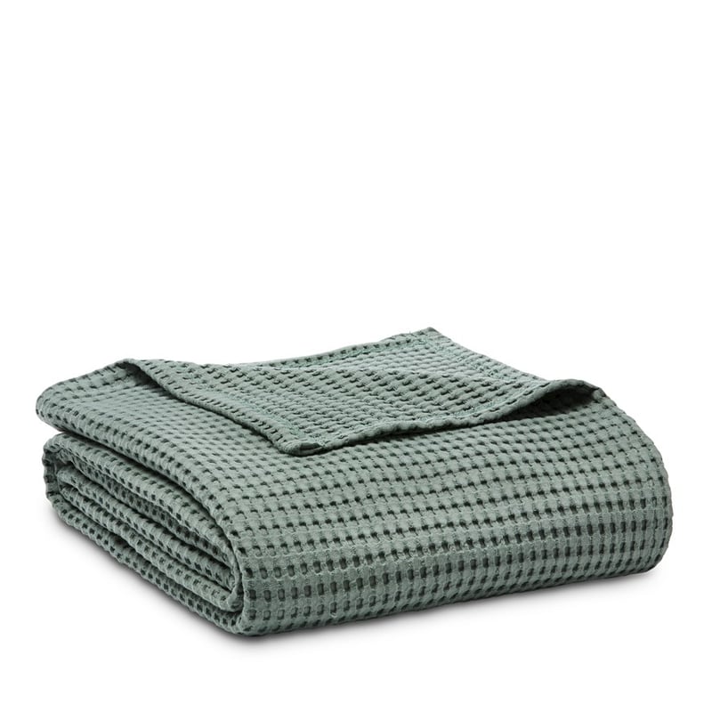 European Collection Turkish Cotton Fern Waffle Blanket 