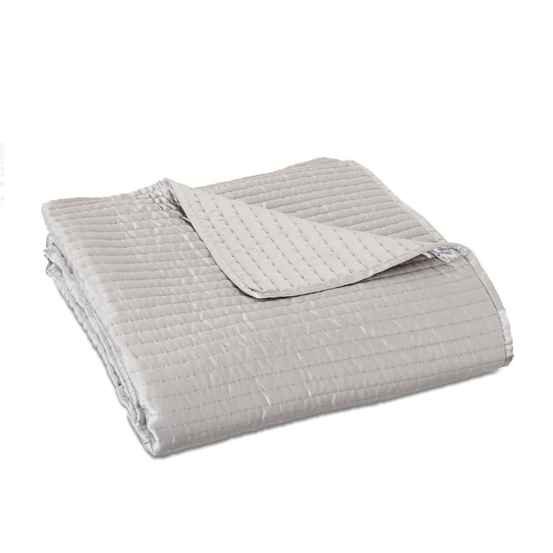 Pure Silk Quilted Grey Blanket