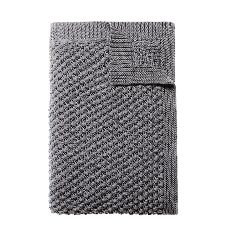 Popcorn Throw Silver 