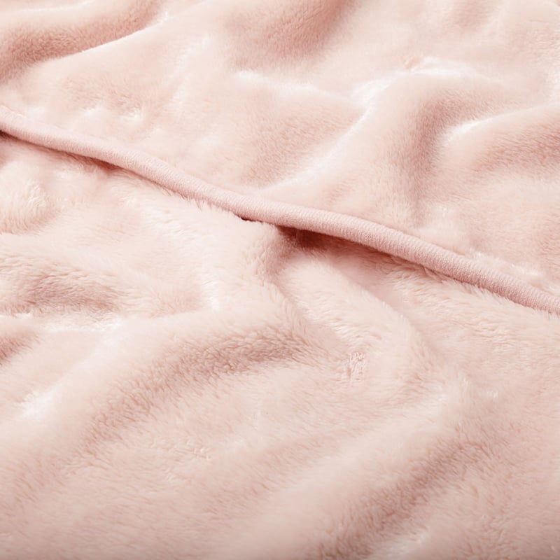Ultra Soft Dusty Pink Throw