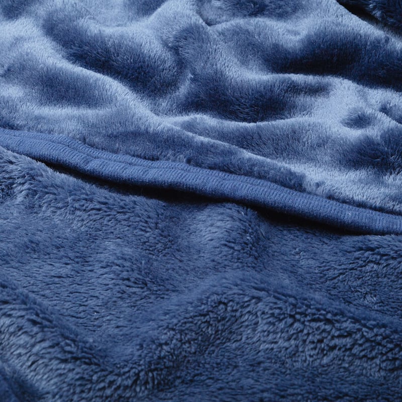 Ultra Soft Navy Throw