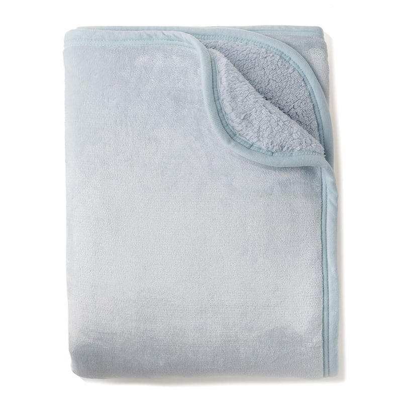 Sherpa Throw Pale Blue 
