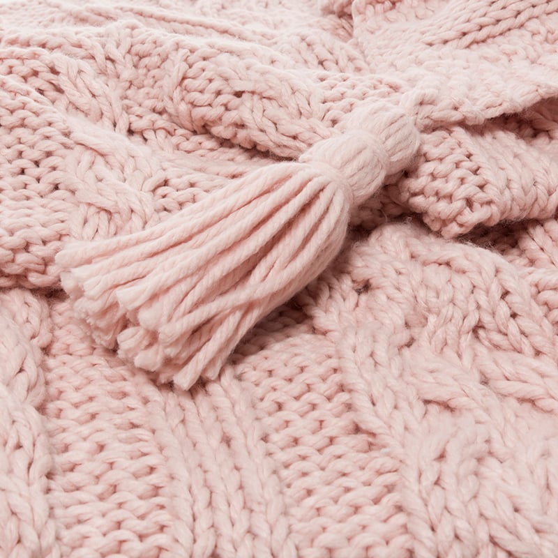 Harper Throw Dusty Pink 