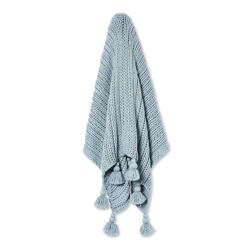 Piper Throw Ice Blue 