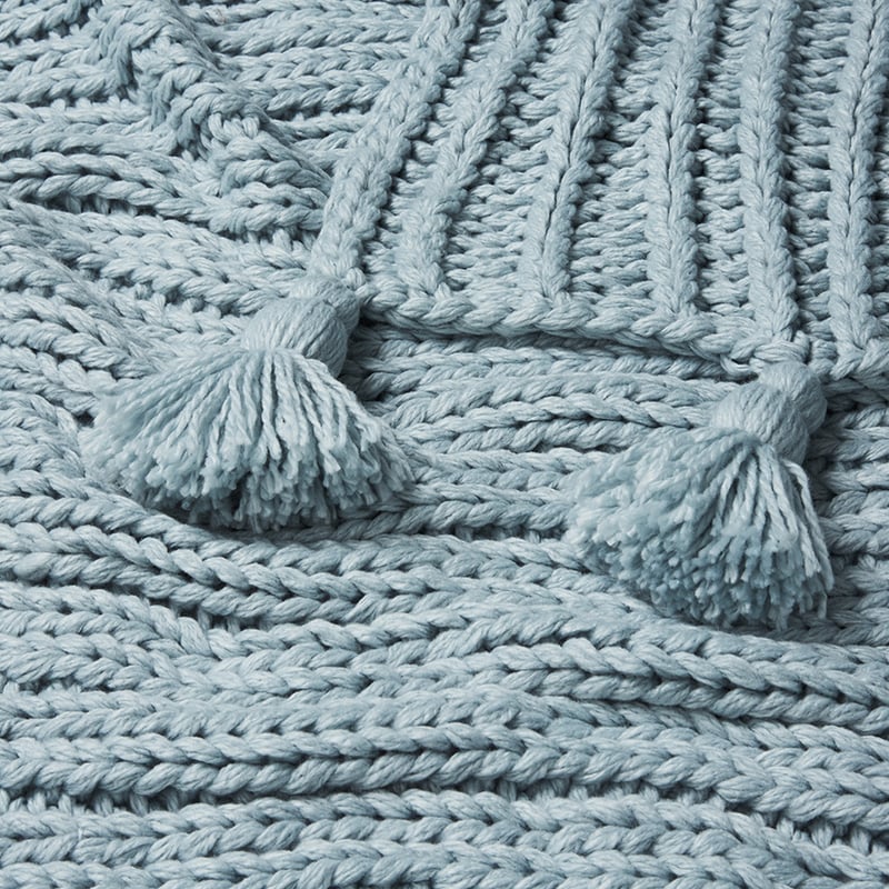 Piper Throw Ice Blue 
