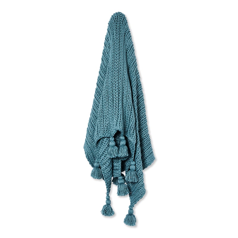 Piper Throw Ocean Blue 