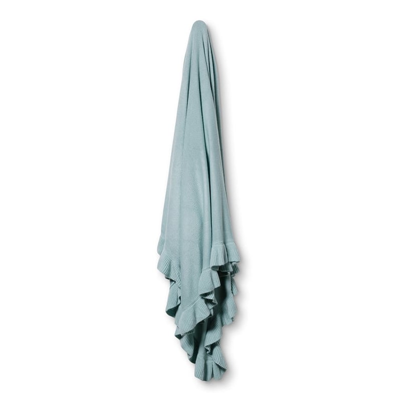 Rosie Ruffle Throw Sage 