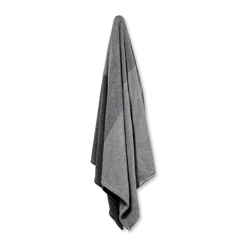 Ultra Soft Stripe Throw Charcoal