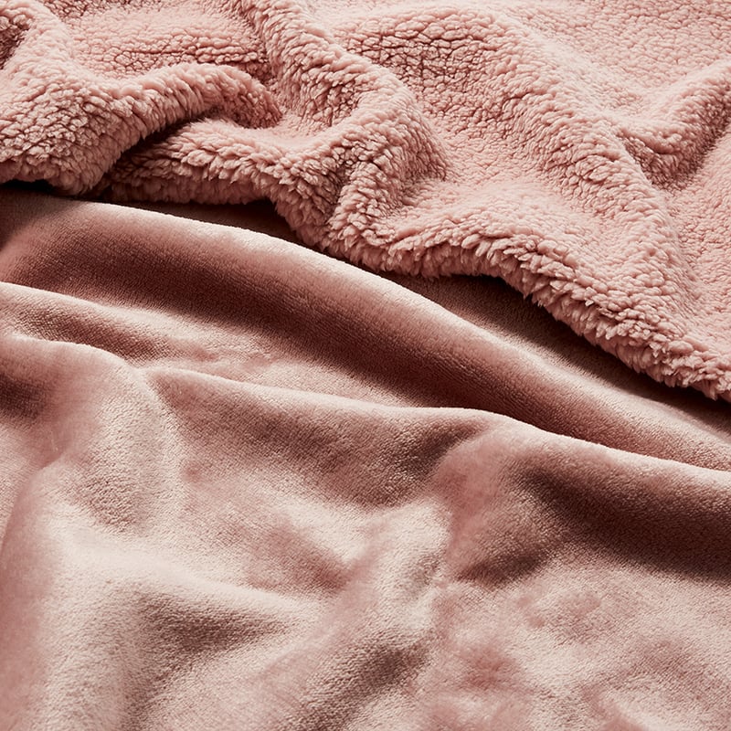 Sherpa Throw Pink 