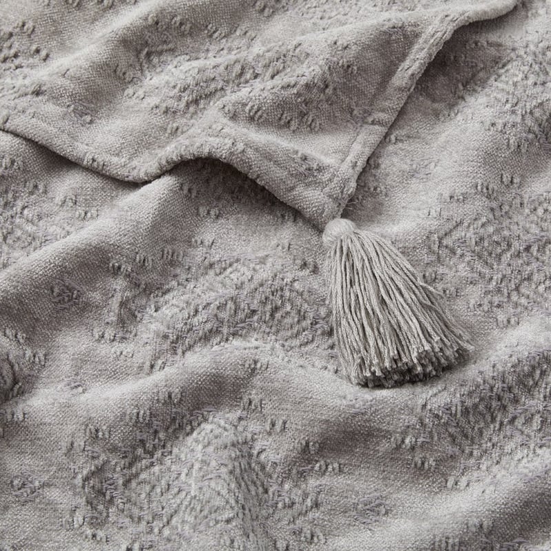 Marais Grey Bed Throw