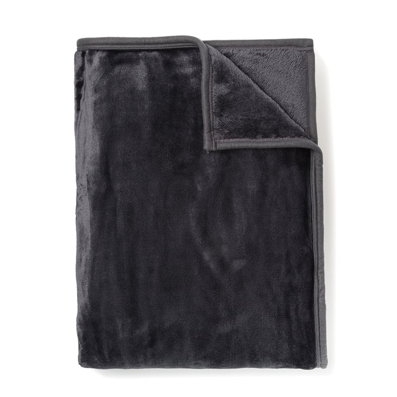 Ultra Soft Charcoal Throw 